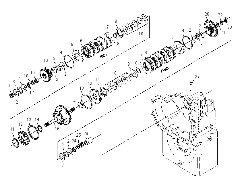 CLUTCH & GEAR GP 8I4478 CAT