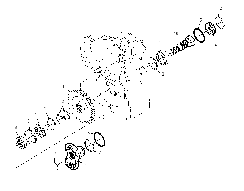 GEAR GP-TRANSMISSION 8I4560 CAT