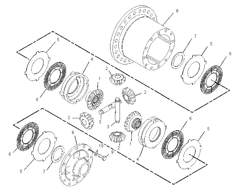 DIFFERENTIAL GP-LIMITED SLIP 1595963 CAT