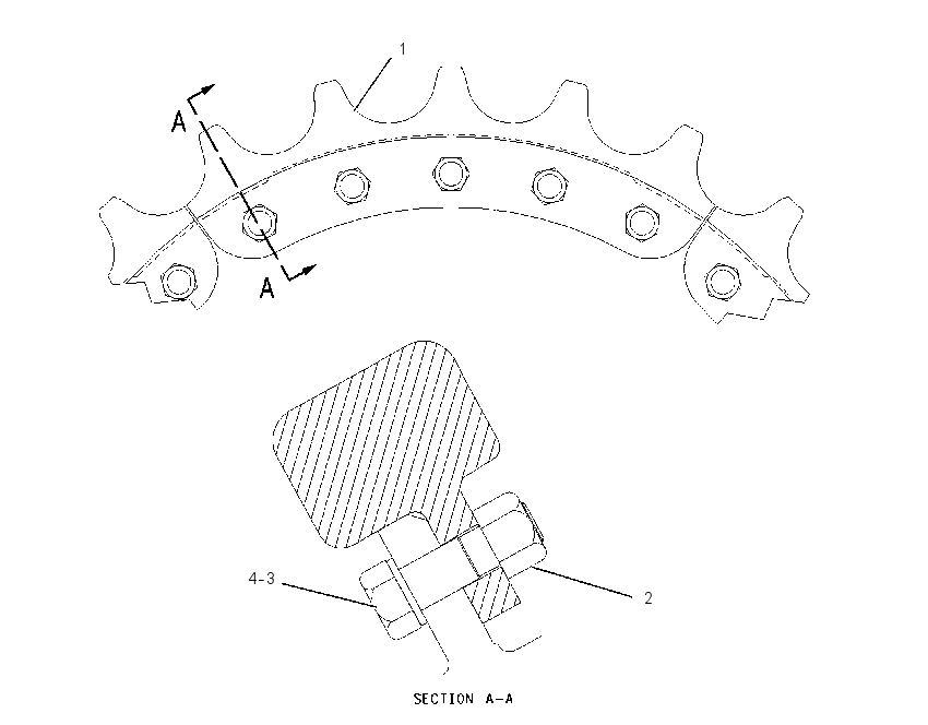 SEGMENT GP-SPROCKET 1582981 CAT