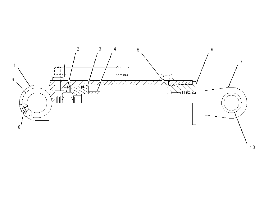 CYLINDER GP-TONG 1446716 CAT