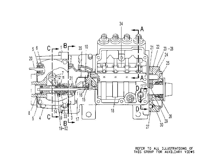 ТНВД с регулятором 4N6550 CAT