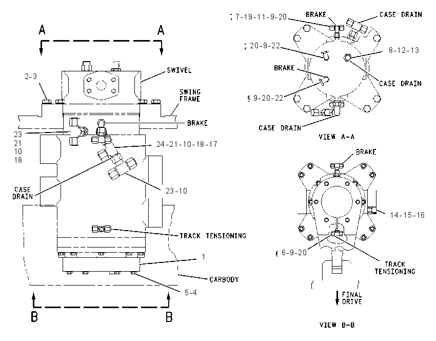 FASTENER GP-SWIVEL 1082714 CAT