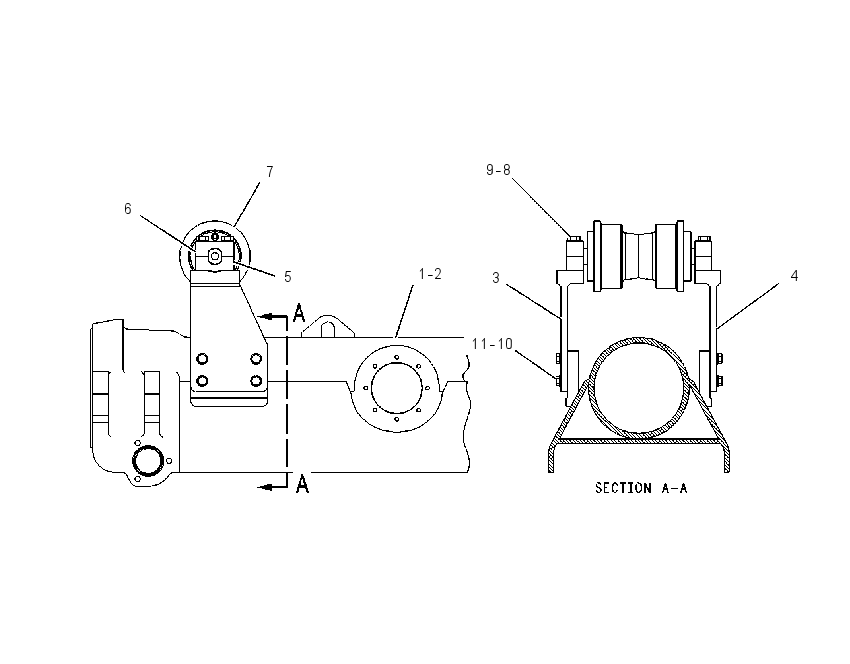 ROLLER AR-TRACK 1548004 CAT