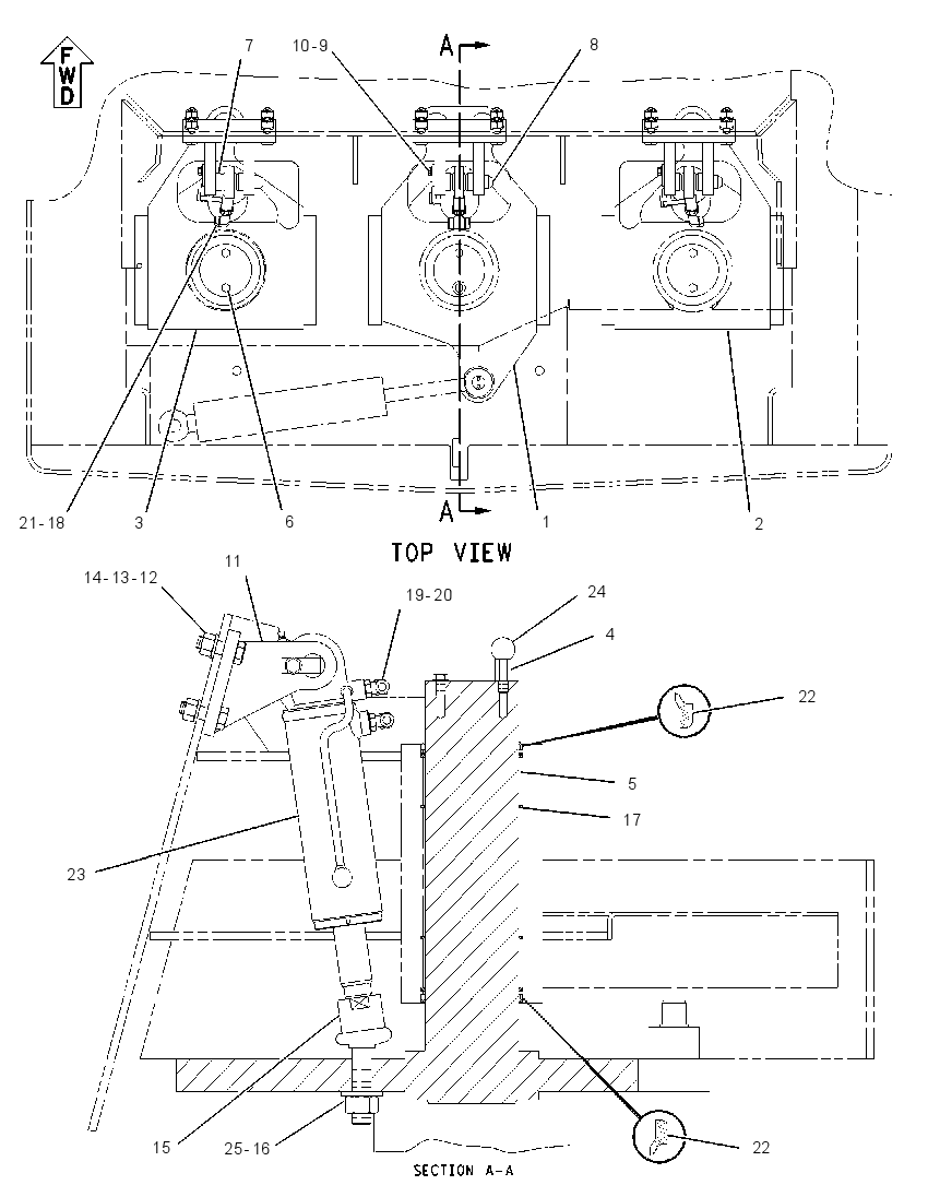 MOUNTING GP-LIFT 1387925 CAT