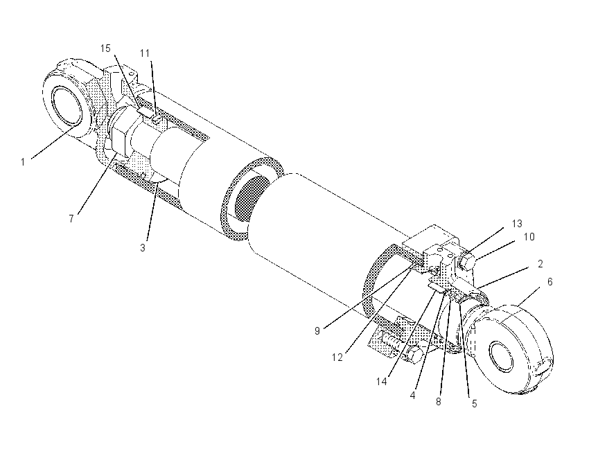 CYLINDER GP-FLOOR 1478194 CAT