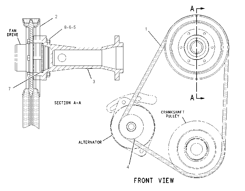 PULLEY GP-FAN & ALT DRIVE 1483033 CAT