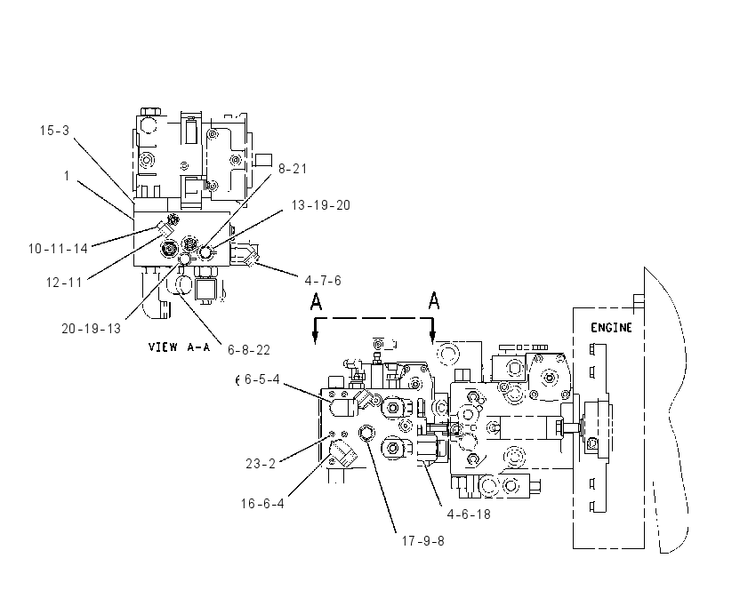 VALVE & MTG GP-VIBRATORY 1240244 CAT