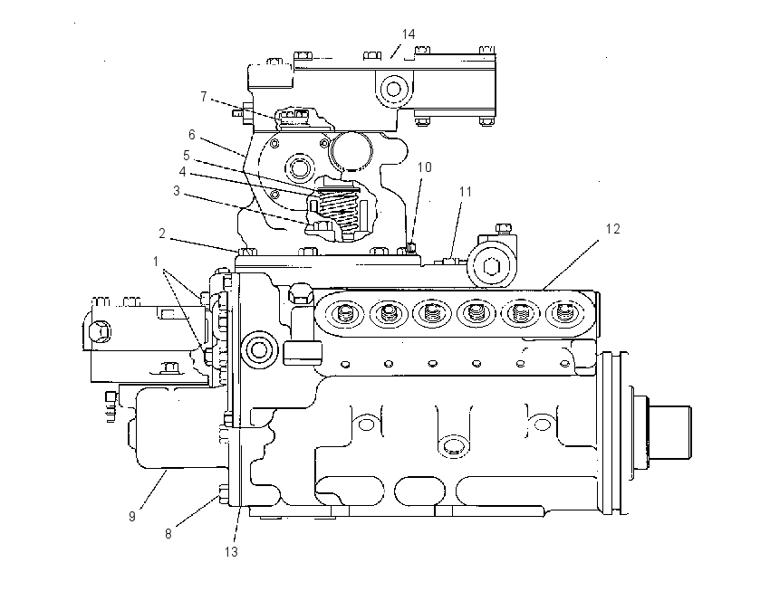 PUMP GP-GOV, FUEL INJ & TFR 1W0255 CAT