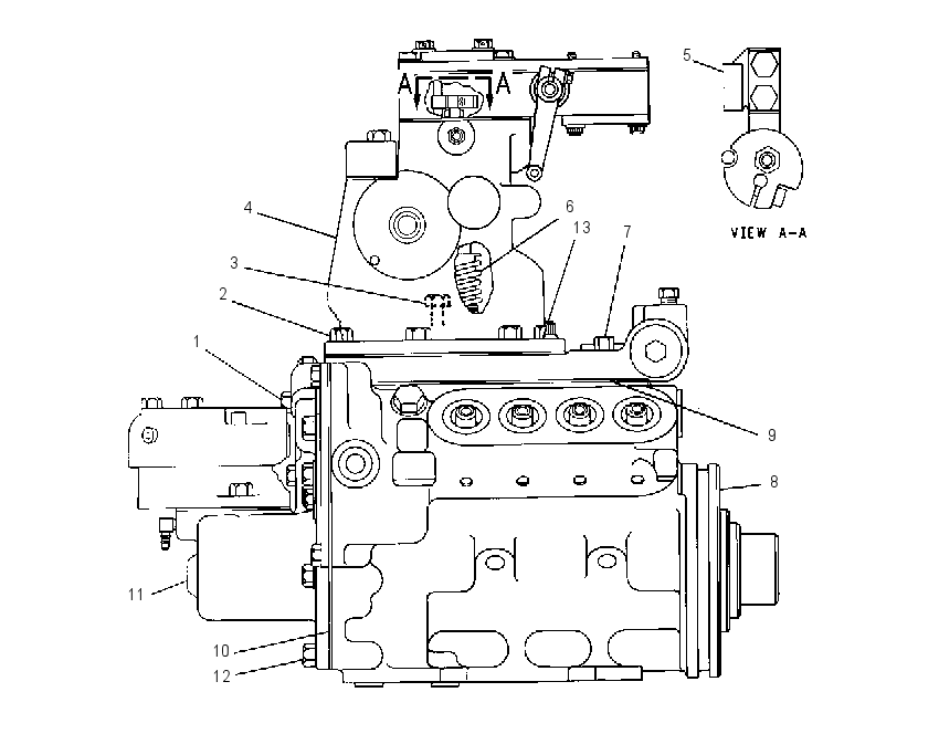 PUMP GP-GOV, FUEL INJ & TFR 4W7368 CAT