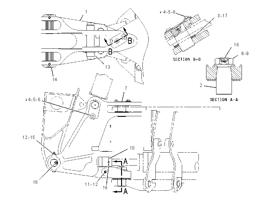 FRAME GP-SWING 1592653 CAT