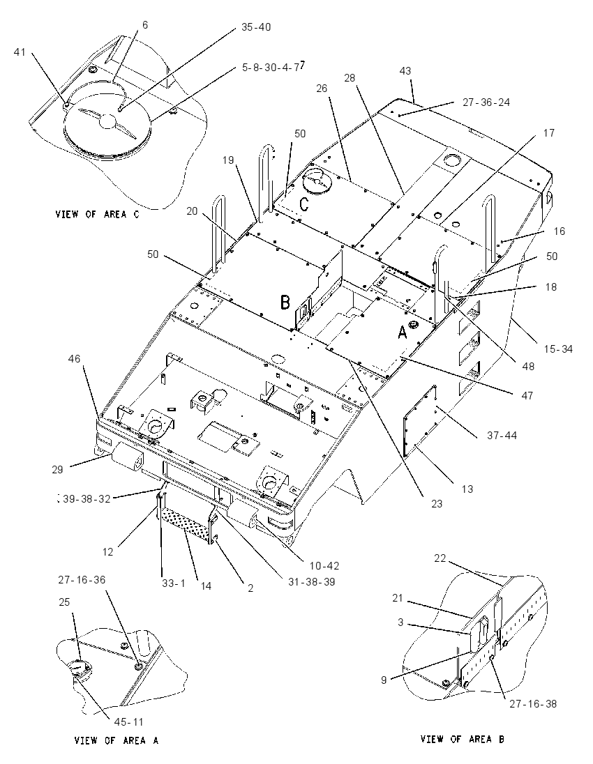 FRAME GP-MAIN 1312318 CAT