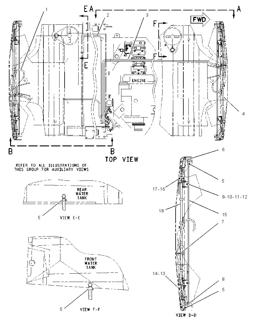 LINES GP-SPRAY BAR 1313871 CAT