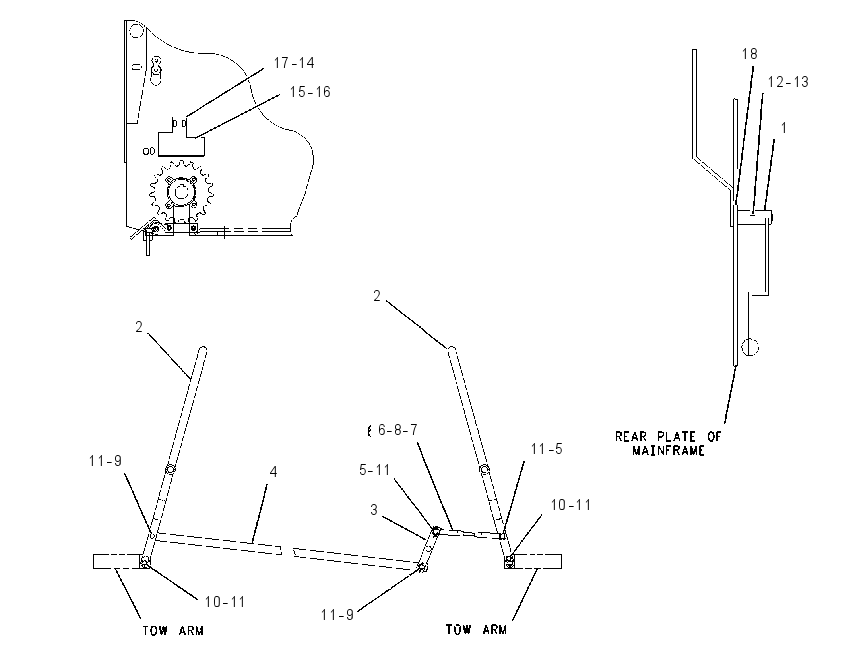 SUPPORT GP-TOW ARM 1037341 CAT