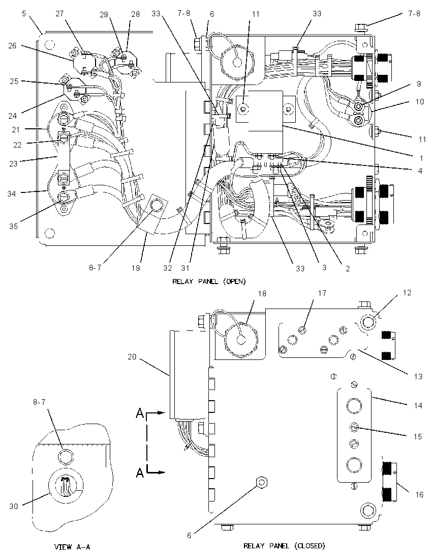 WIRING GP-RELAY PANEL 4E8062 CAT