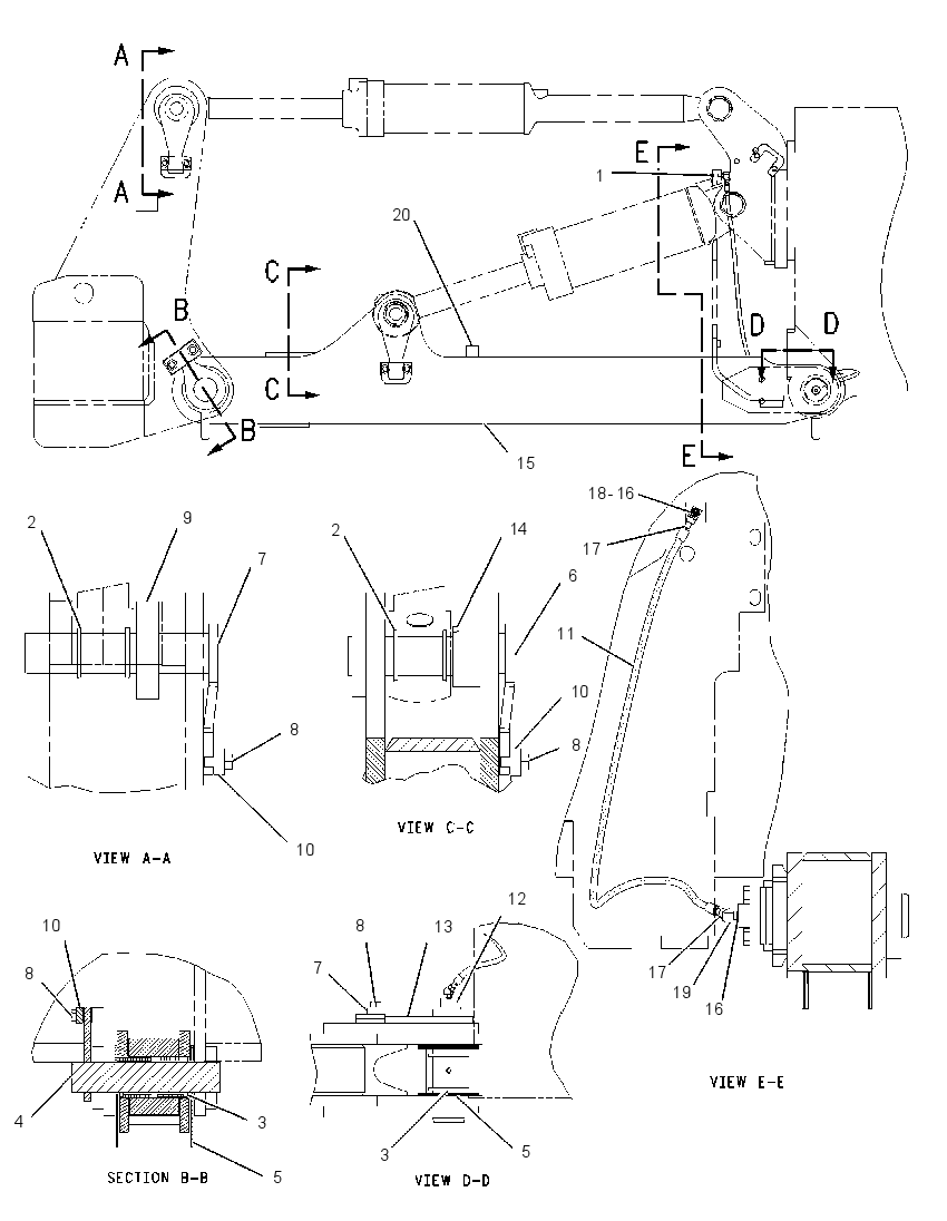 FRAME GP-RIPPER 1377605 CAT