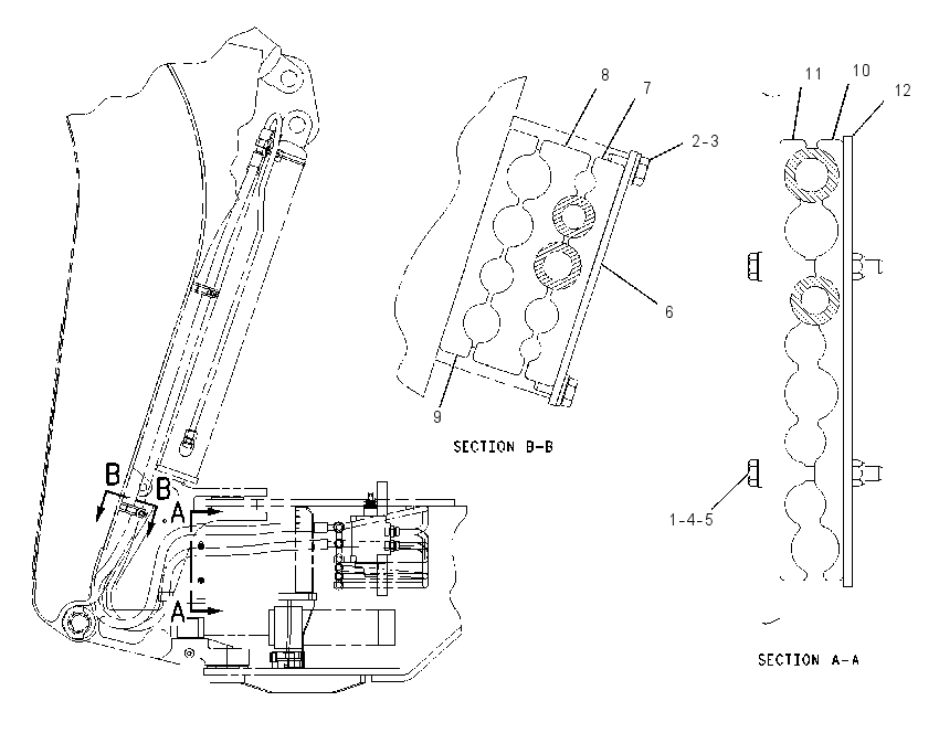 MOUNTING GP-LINES 1657769 CAT