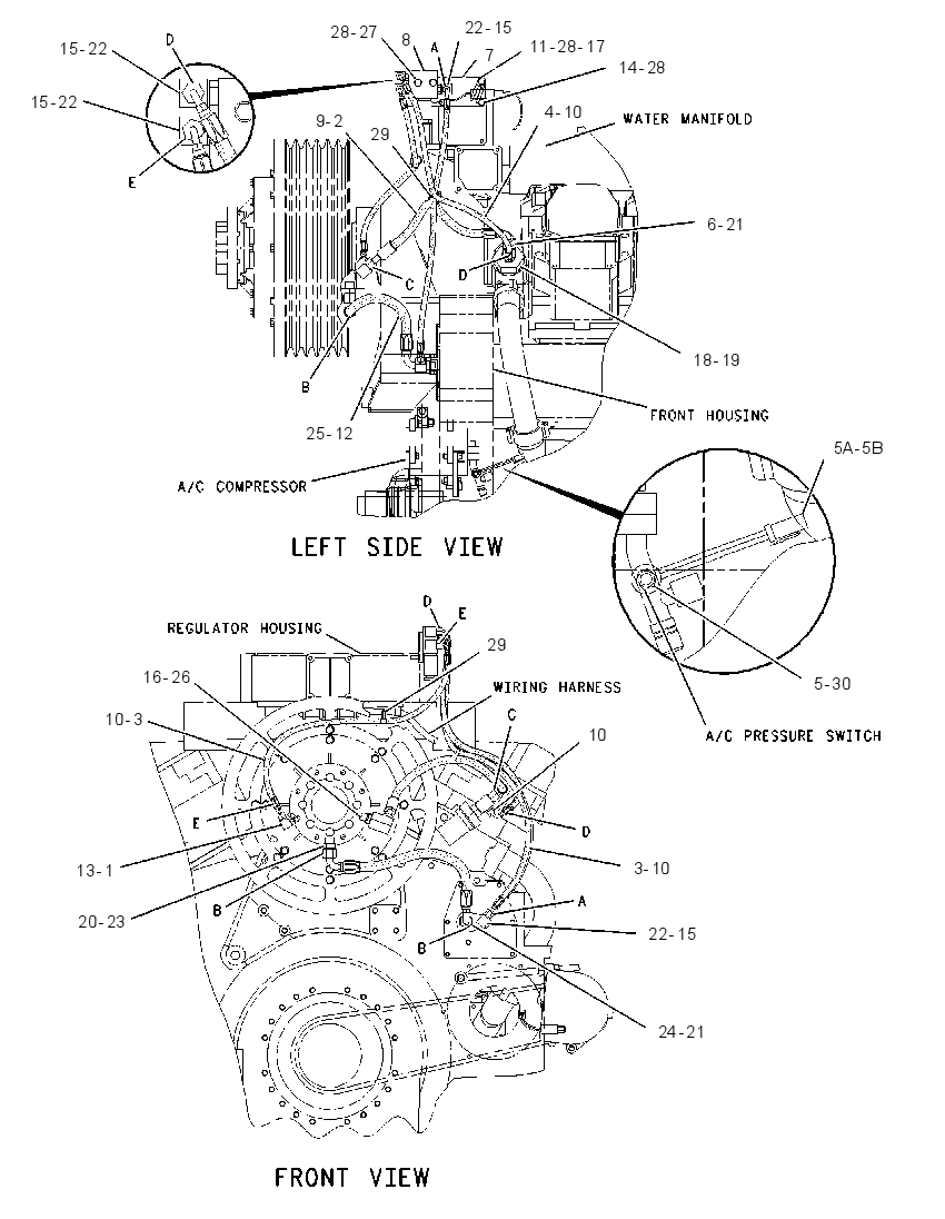 LINES GP-FAN DRIVE 1428564 CAT