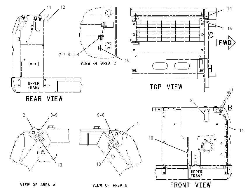 SUPPORT GP-DRAWBAR 1478510 CAT