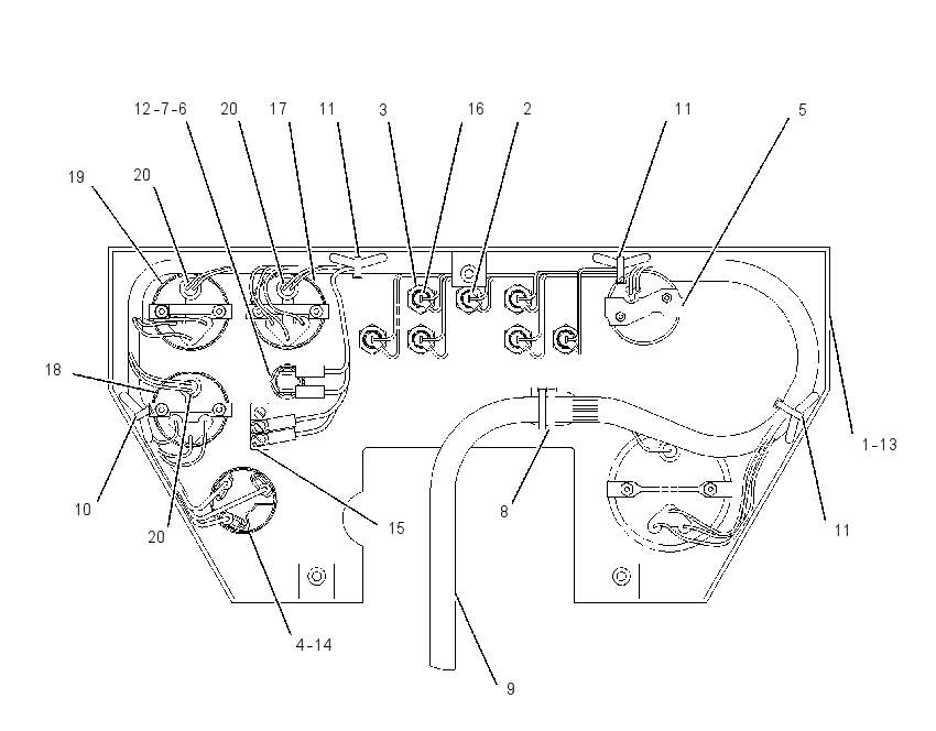 CONSOLE GP-INSTRUMENT 1207053 CAT