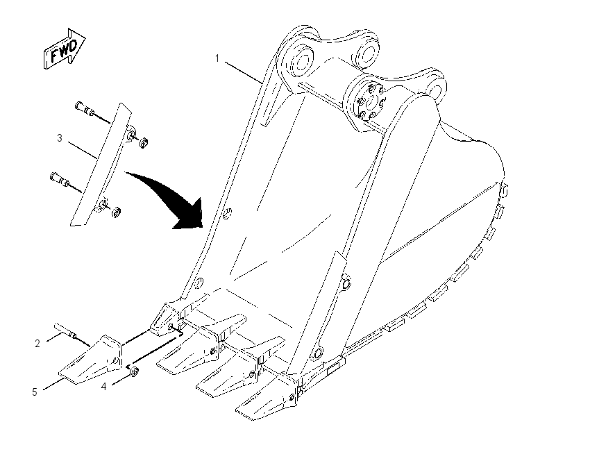 BUCKET AR 1623084 CAT