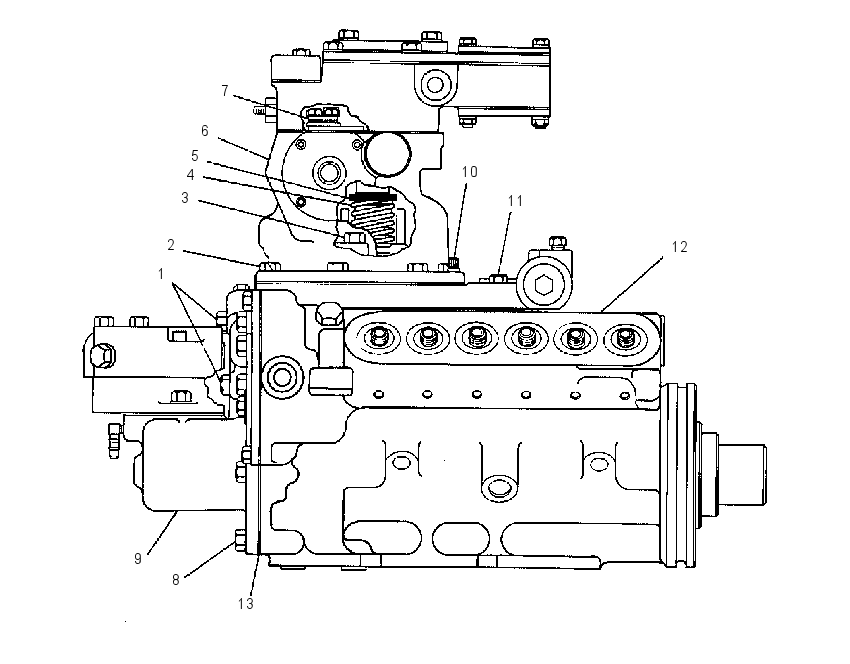 PUMP GP-GOV, FUEL INJ & TFR 7N8231 CAT
