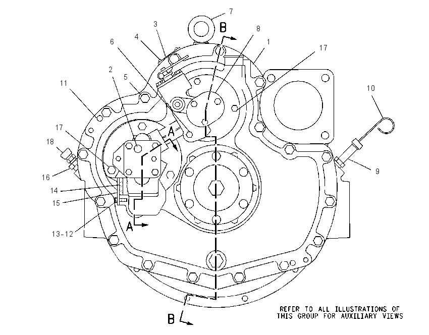 Трансмиссия судовая 9W7631 CAT