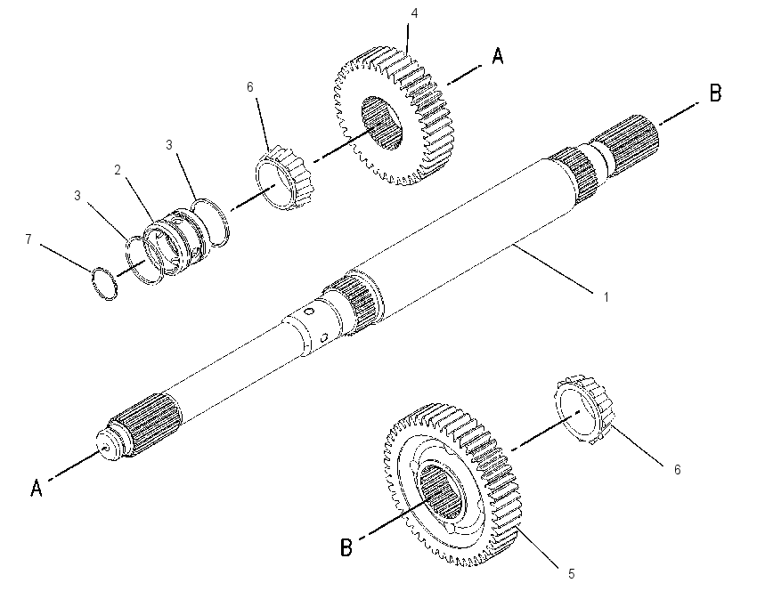 INPUT GP-TRANSMISSION 1475654 CAT
