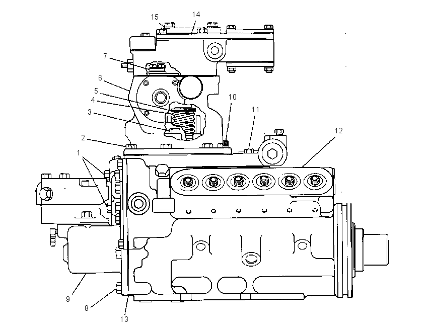 PUMP GP-GOV, FUEL INJ & TFR 1W4783 CAT
