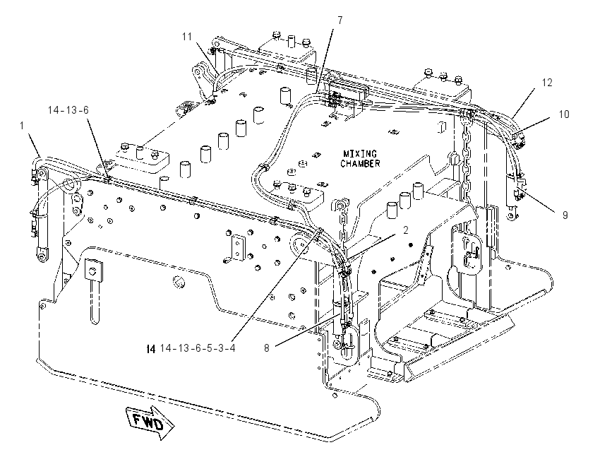 LINES GP-SIDE PLATE CYLINDER 1628568 CAT