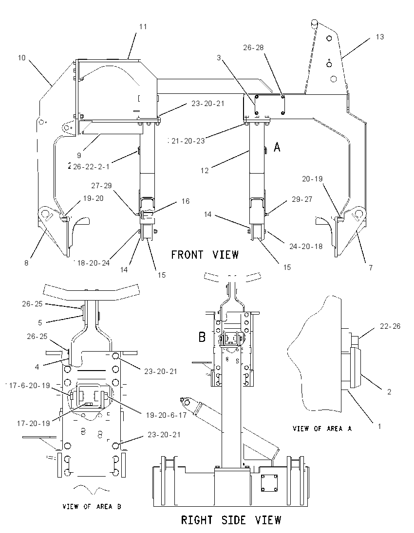 FRAME & MTG GP-PIPELAYER 1420786 CAT