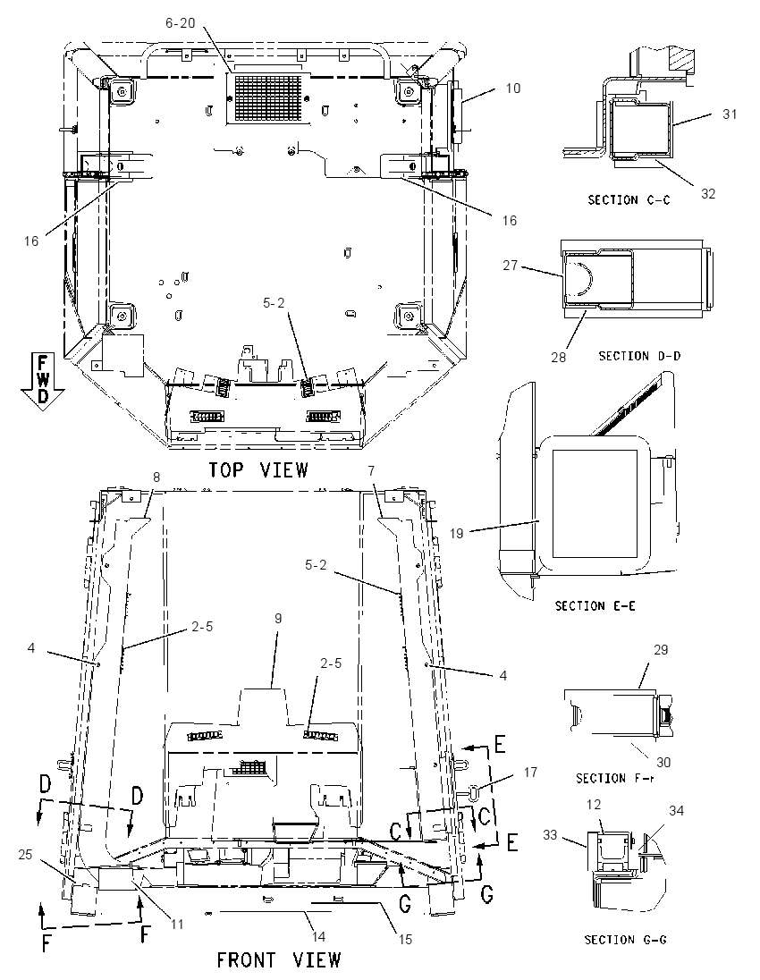 DUCT & FILTER GP-CAB AIR 1515338 CAT