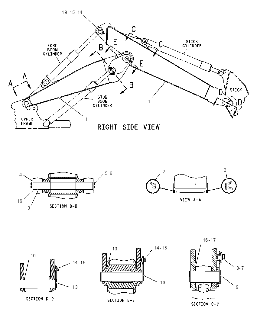 BOOM GP-ADJUSTABLE 1136284 CAT