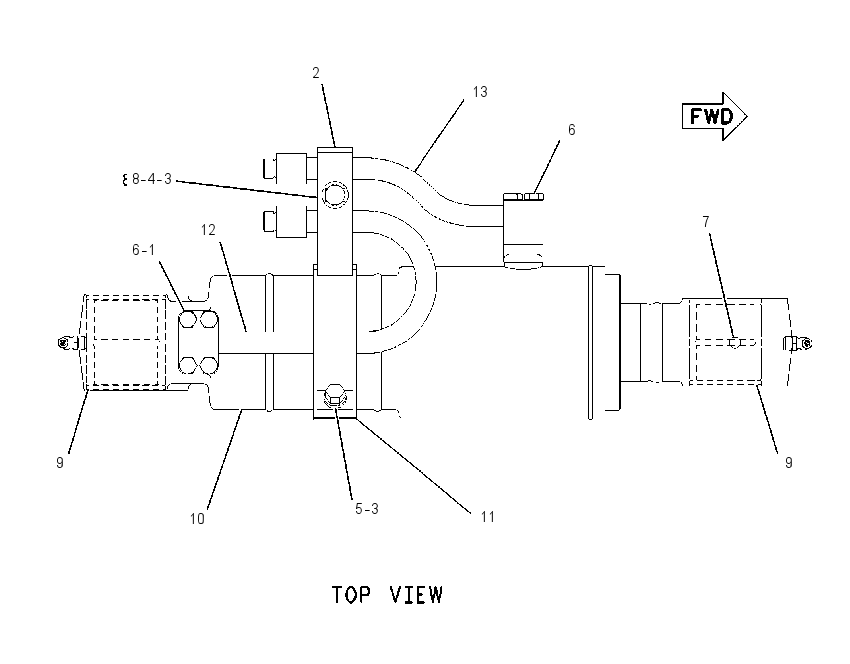 CYLINDER & LINES GP-BLADE 1154743 CAT