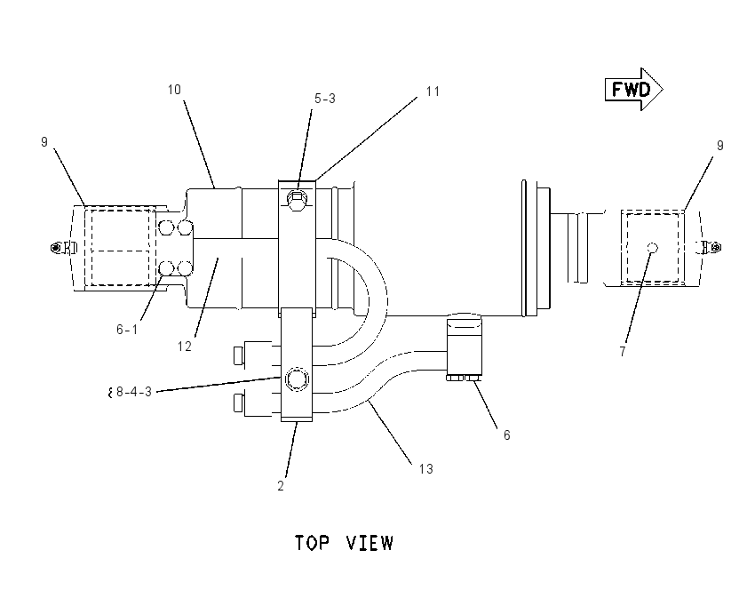 CYLINDER & LINES GP-BLADE 1154744 CAT