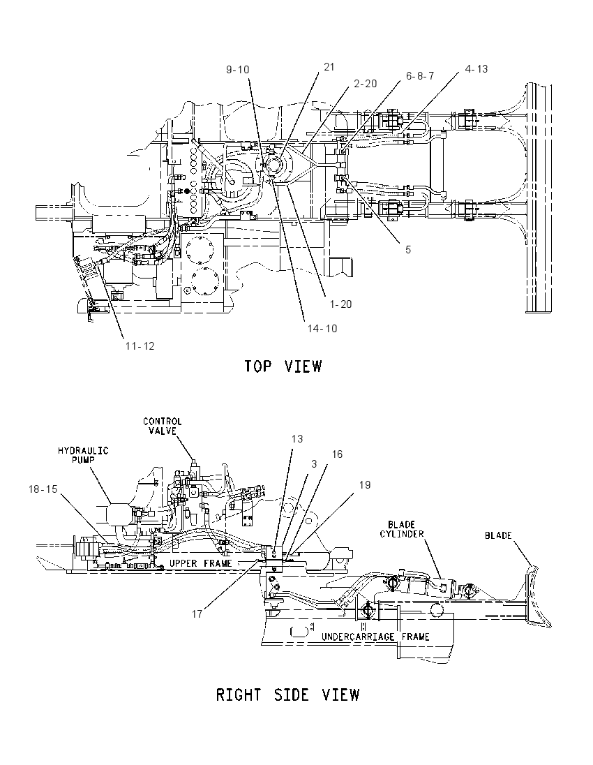 LINES GP-BLADE CYL & VALVE 1173463 CAT