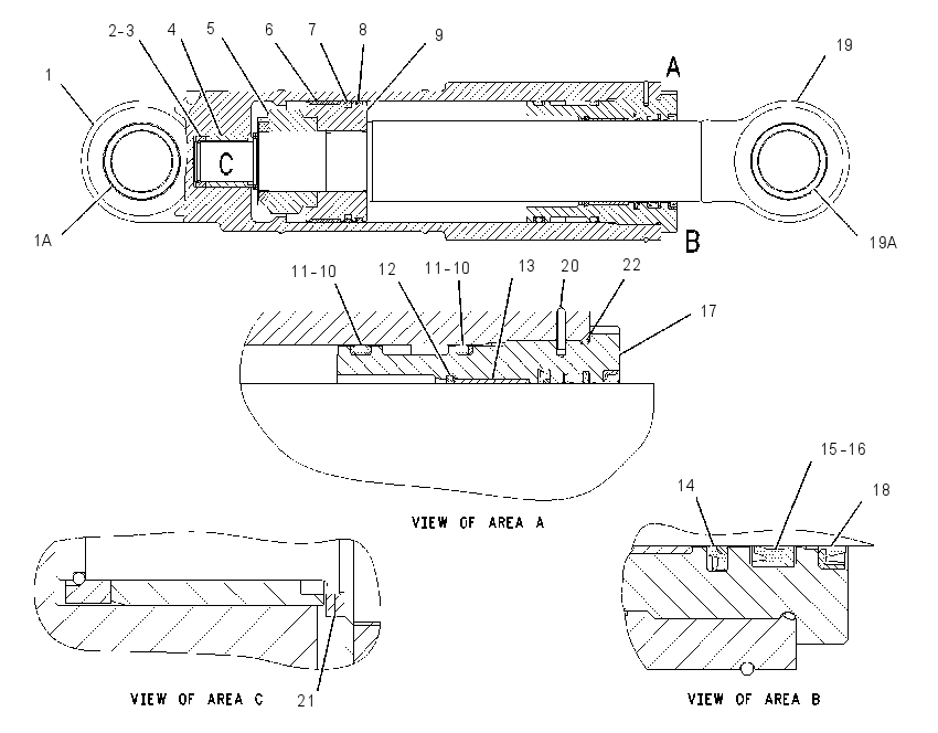 CYLINDER GP-BLADE 1175679 CAT