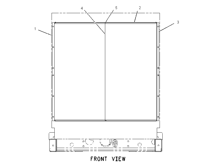FLANGE GP-RADIATOR 1523557 CAT