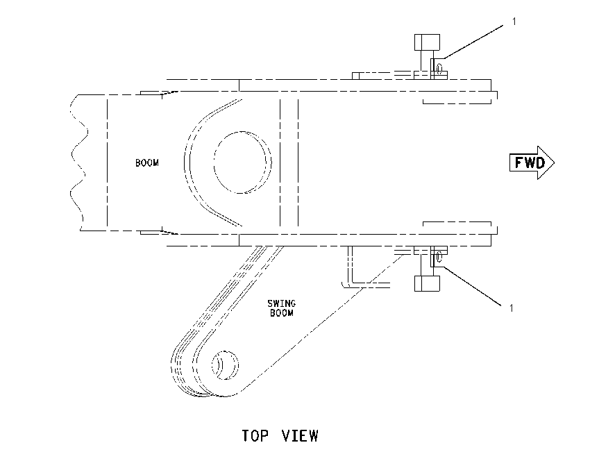 MOUNTING GP-IMPLEMENT LINES 1233889 CAT