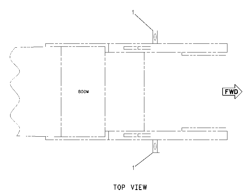 MOUNTING GP-IMPLEMENT LINES 1238082 CAT