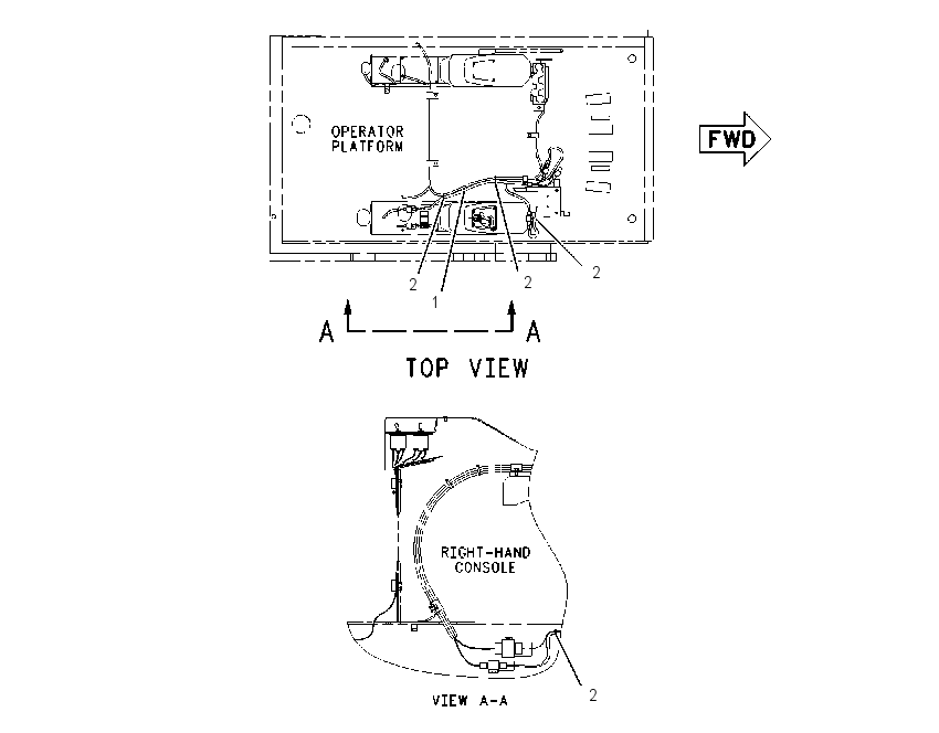 HARNESS GP-IMPLEMENT CONTROL 1329147 CAT