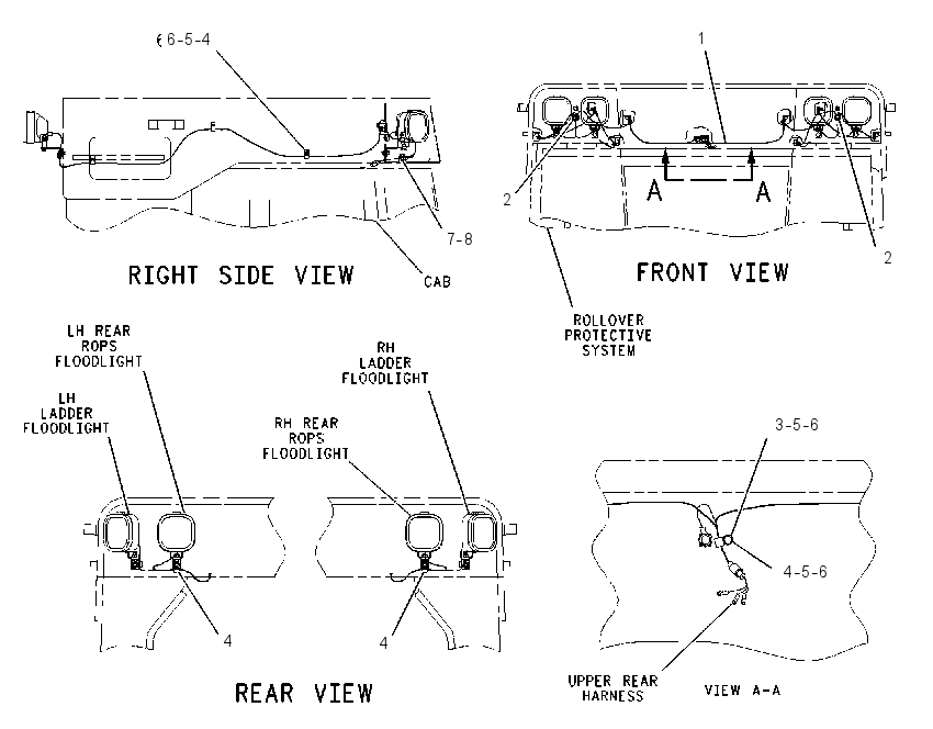 WIRING GP-ROPS 1606428 CAT