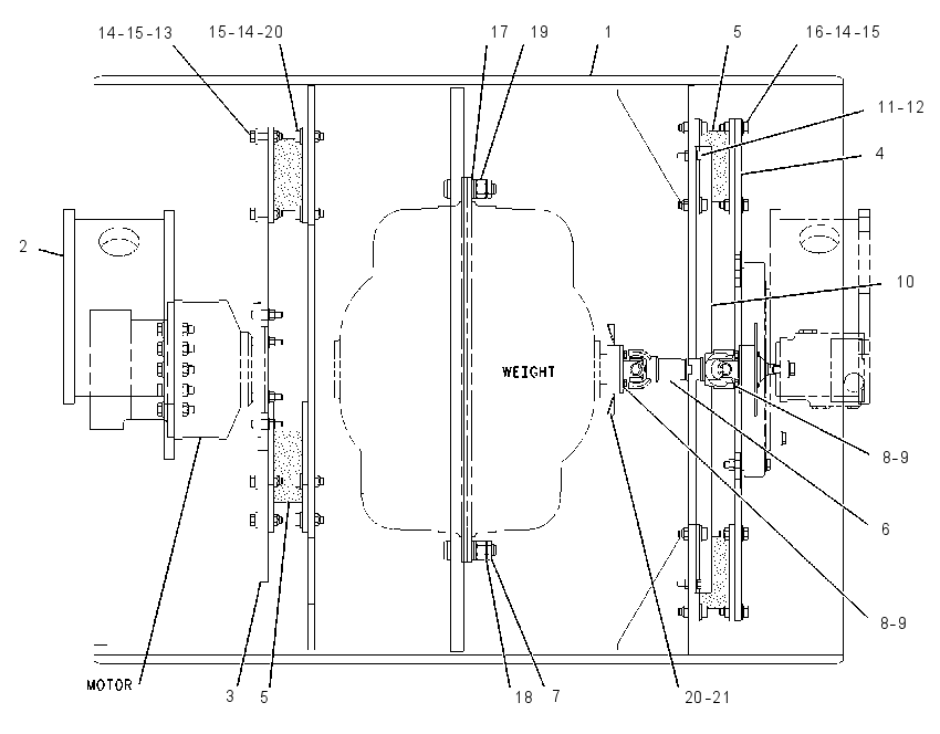 DRUM GP-DRIVE & VIBRATORY 1436296 CAT