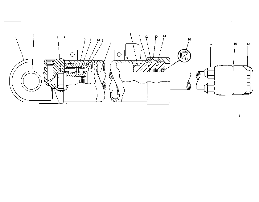 Цилиндр наклона 1U1988 CAT