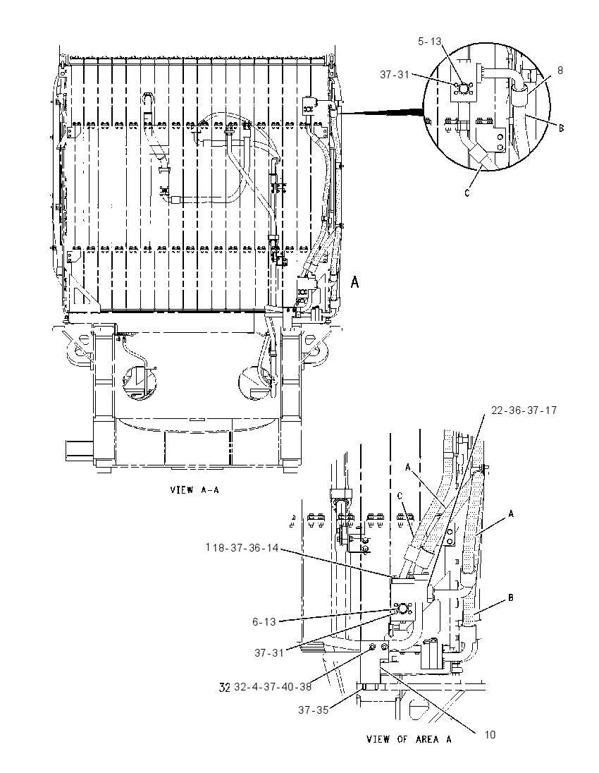 LINES GP-STEER & AXLE COOLER 1528959 CAT