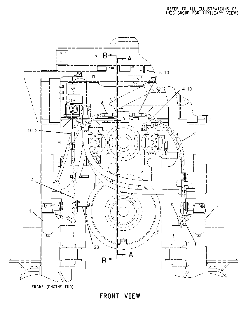 FILTER & LINES GP-CASE DRAIN 1384344 CAT