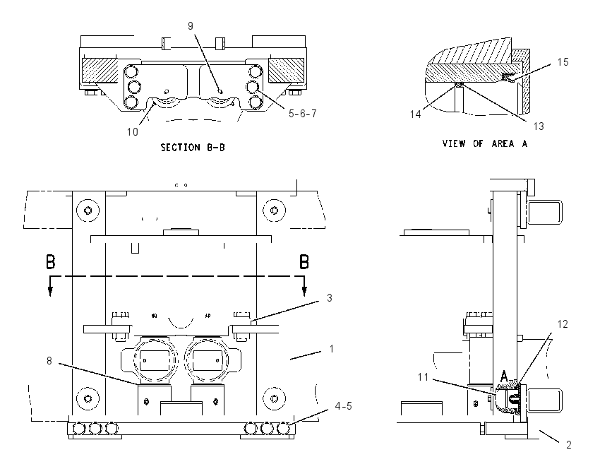 FRAME GP-SLIDING 1545496 CAT