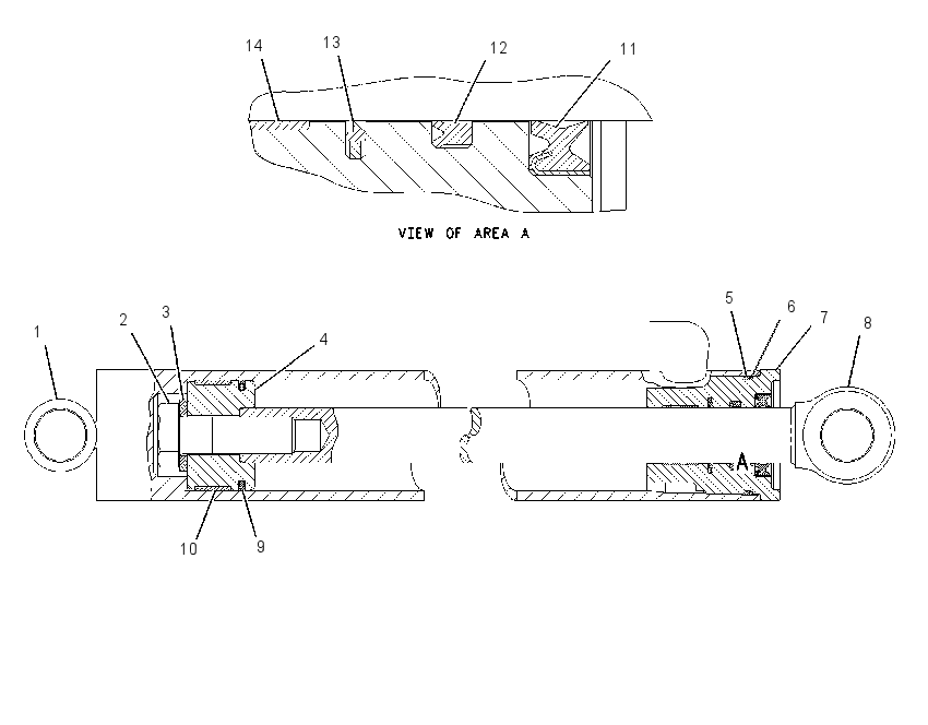 CYLINDER GP-EXTENDABLE STICK 1647174 CAT