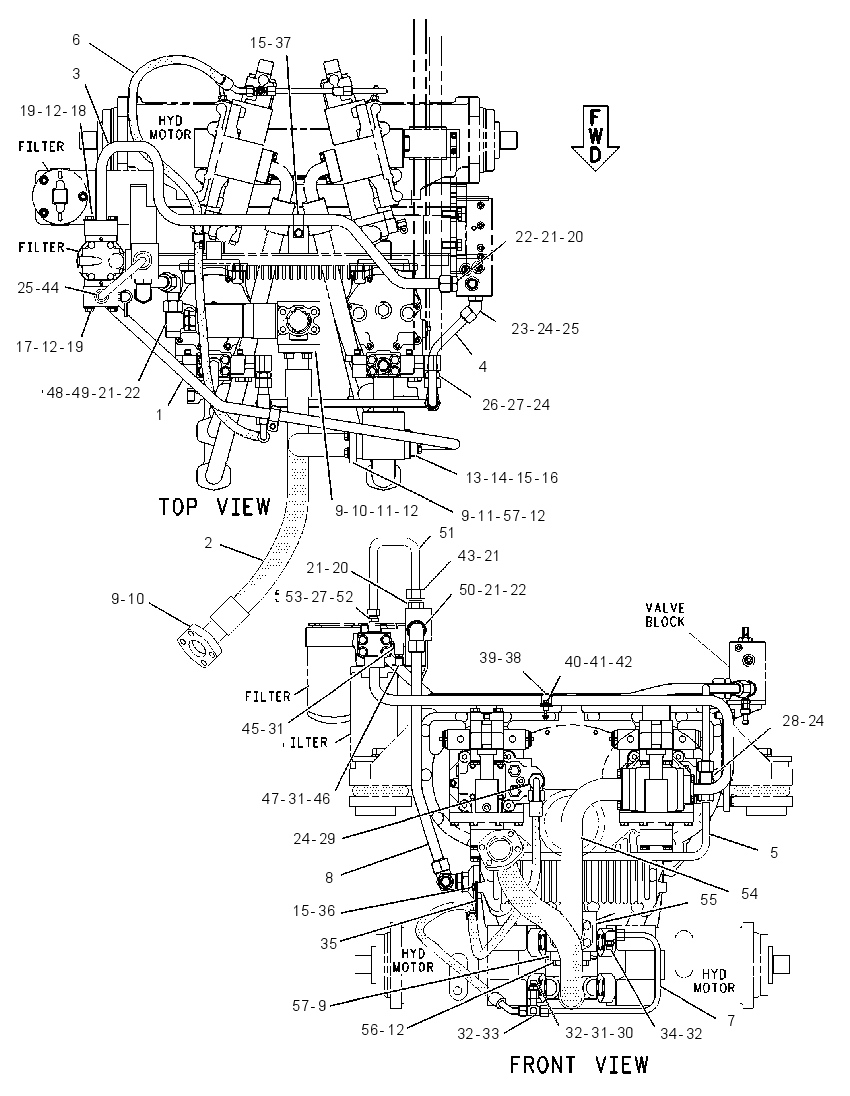 LINES GP-CHARGE PRESSURE 1100927 CAT