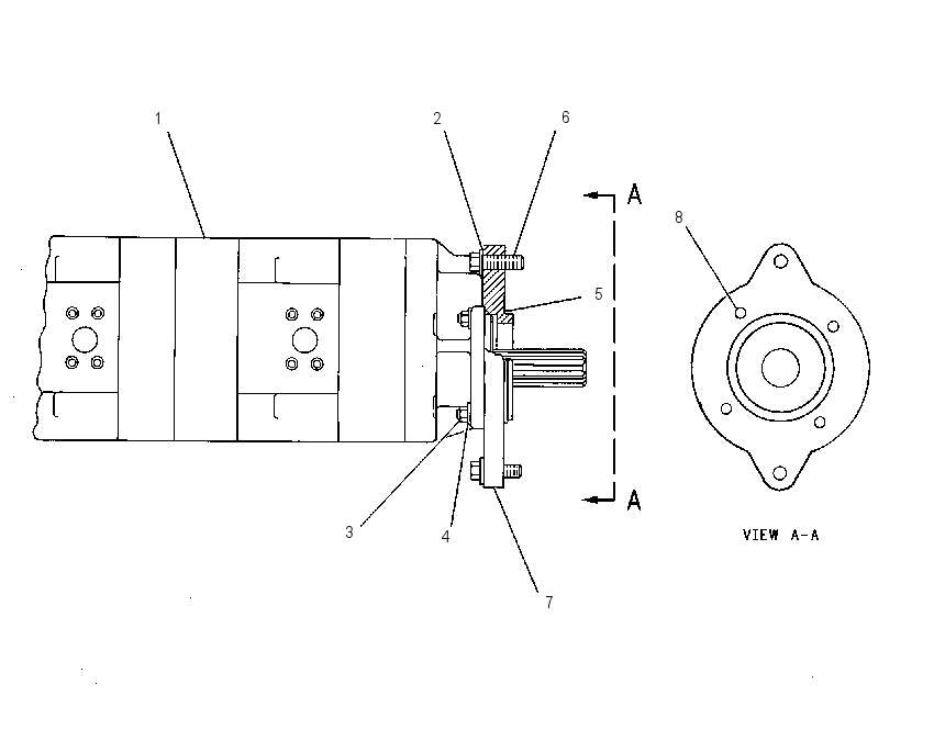 PUMP & MTG GP-IMPLEMENT 6T9949 CAT